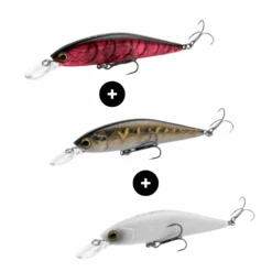 Shimano Yasei Trigger Twich Wobbler Zander-Set 3 9cm 12g (LUYASTTS09RCR+LUYASTTS09BGT+LUYASTTS09PWH)