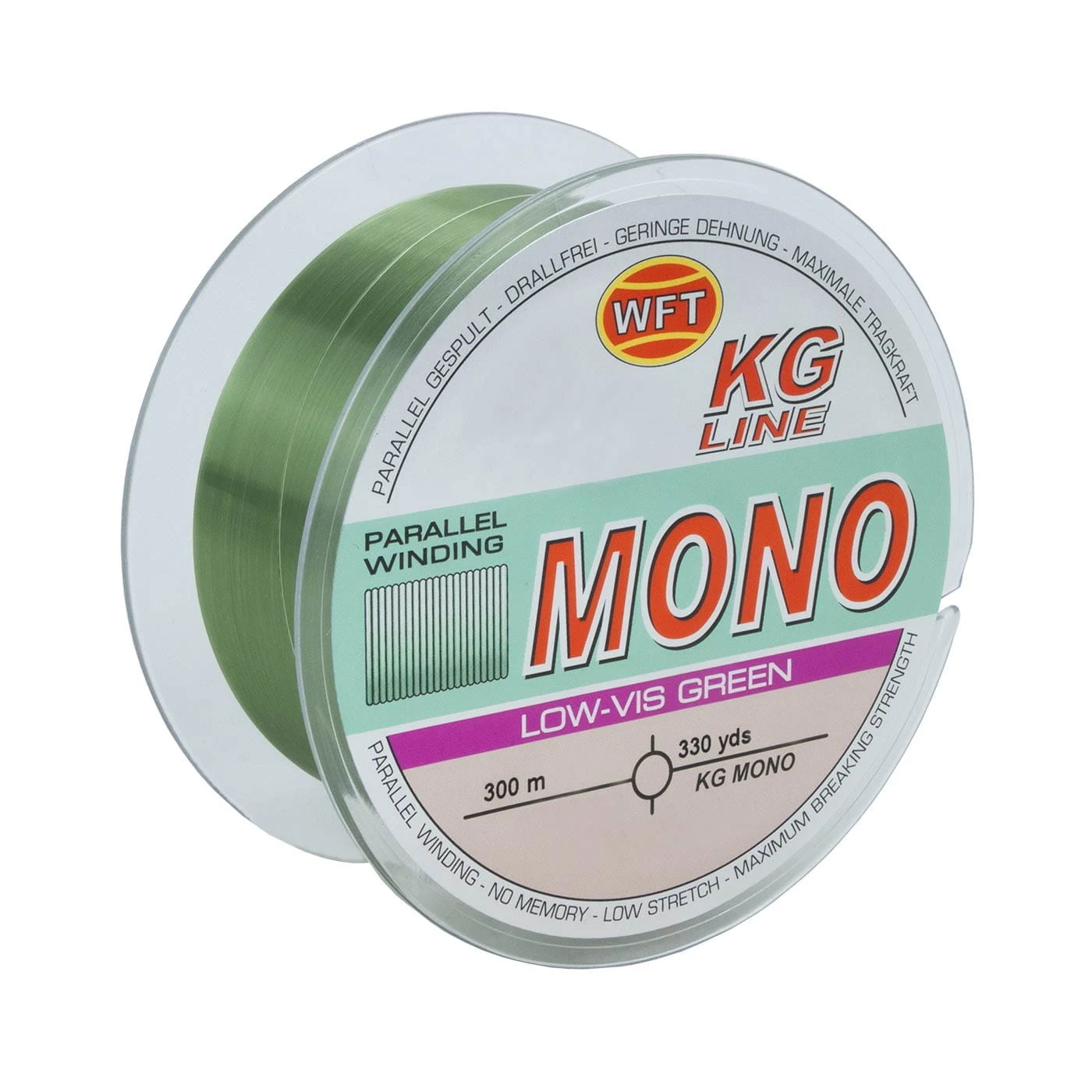 WFT KG Mono 0,35 Mm 13 Kg 300 M Green 1 WFT KG Mono 0,35 Mm 13 Kg 300 M Green