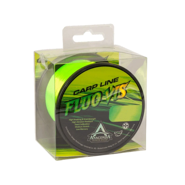 Anaconda Fluovis Carp Line 0,30 Mm 7,60 Kg 1200m Fluo Grün 2 Anaconda Fluovis Carp Line 0,30 Mm 7,60 Kg 1200m Fluo Grün – Bild 2