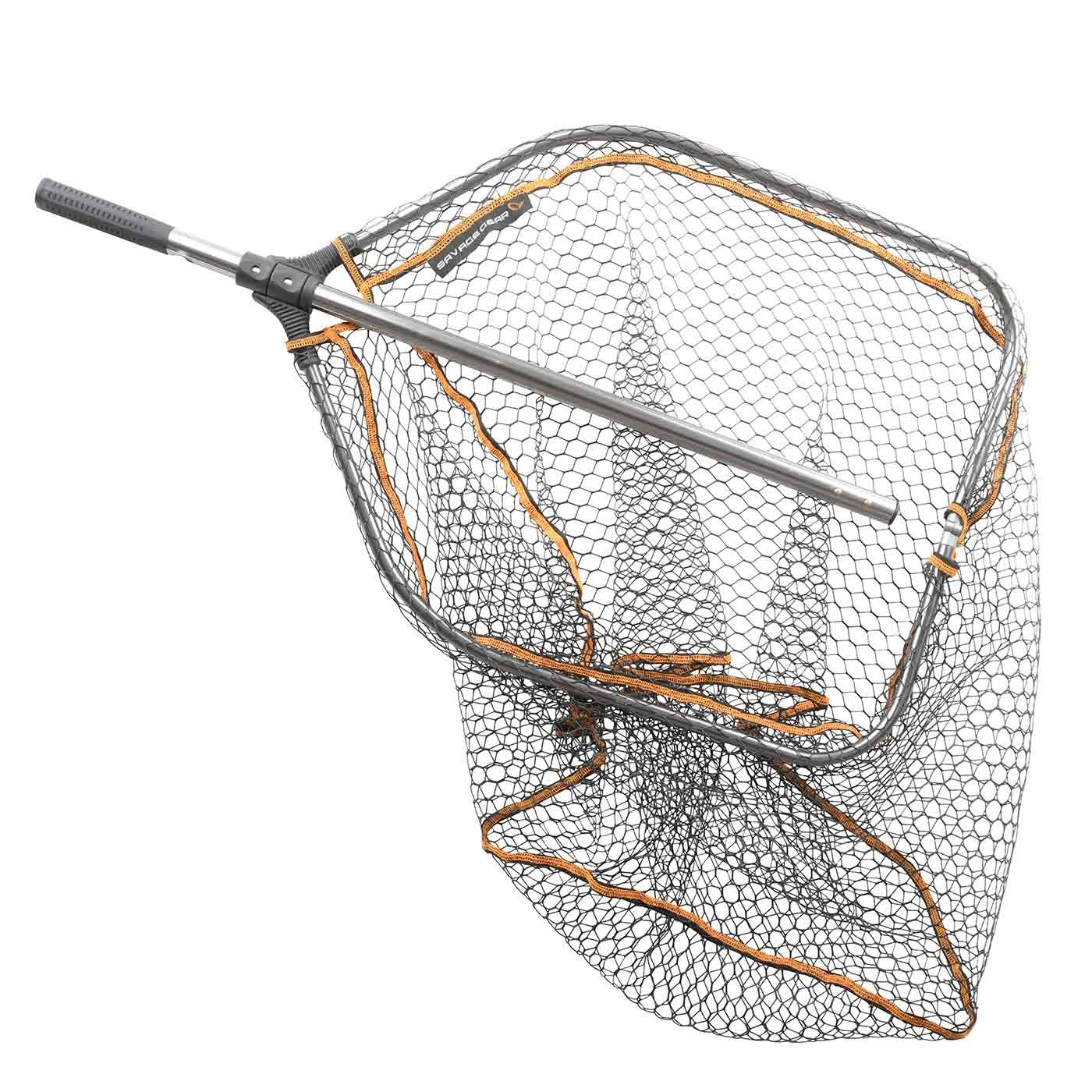 Savage Gear Pro Folding Rubber Large Mesh Landing Net 65x50cm 1 Savage Gear Pro Folding Rubber Large Mesh Landing Net 65x50cm