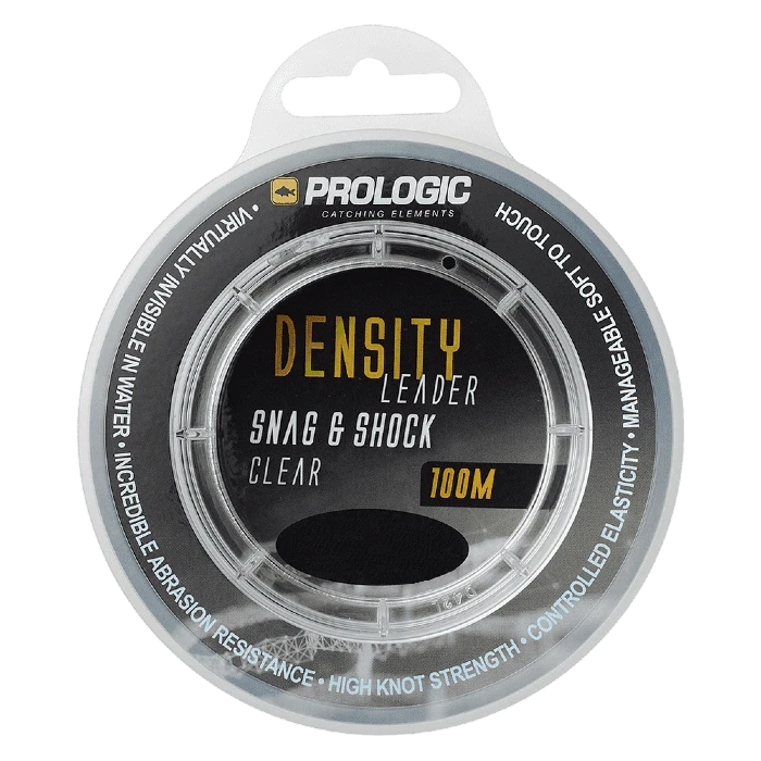 Prologic Density Snag & Shock Leader 100 Meter 0,50 Mm 30 Lbs Clear 1 Prologic Density Snag & Shock Leader 100 Meter 0,50 Mm 30 Lbs Clear