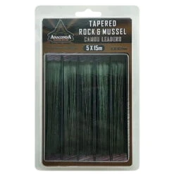 Anaconda Tapered Rock & Mussel Camou Leaders 0,38-0,70 Mm