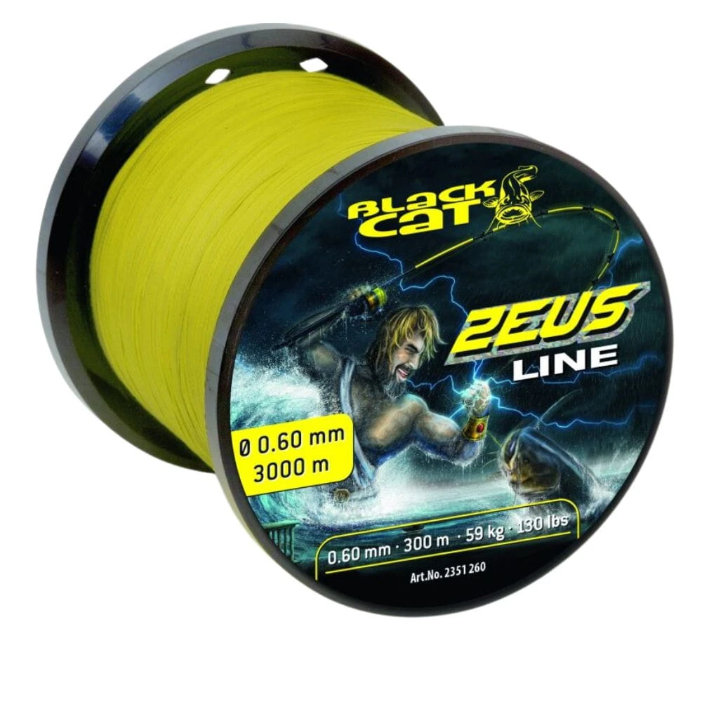 Black Cat Zeus Line 0,60 Mm 59 Kg 3000m 1 Black Cat Zeus Line 0,60 Mm 59 Kg 3000m