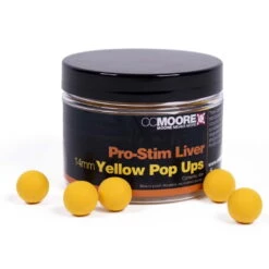 CC Moore Pro-Stim Liver Yellow Pop Ups 14 Mm