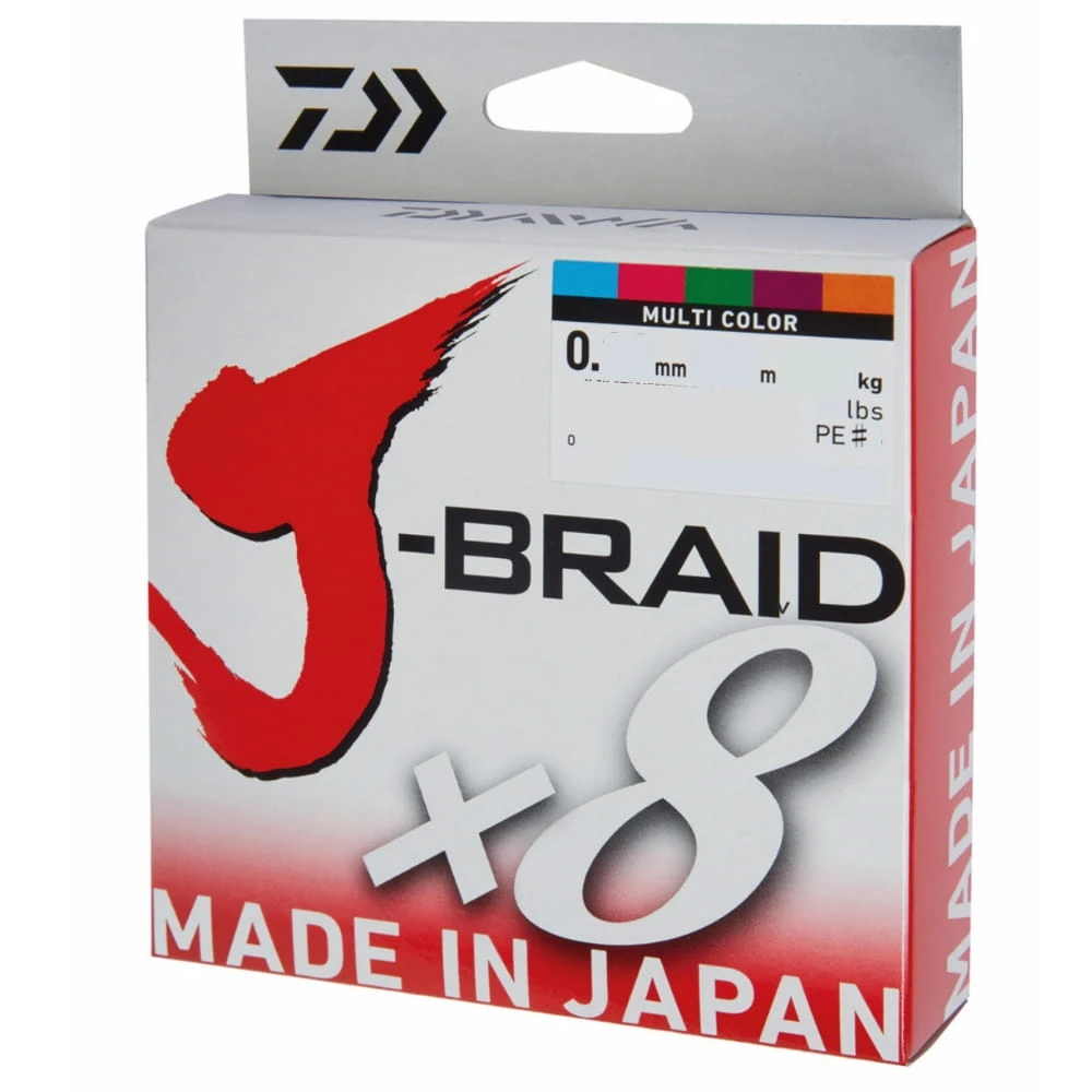 Daiwa J-Braid X8 0,35 Mm 36 Kg 1500m Multicolor 3 Daiwa J-Braid X8 0,35 Mm 36 Kg 1500m Multicolor – Bild 3