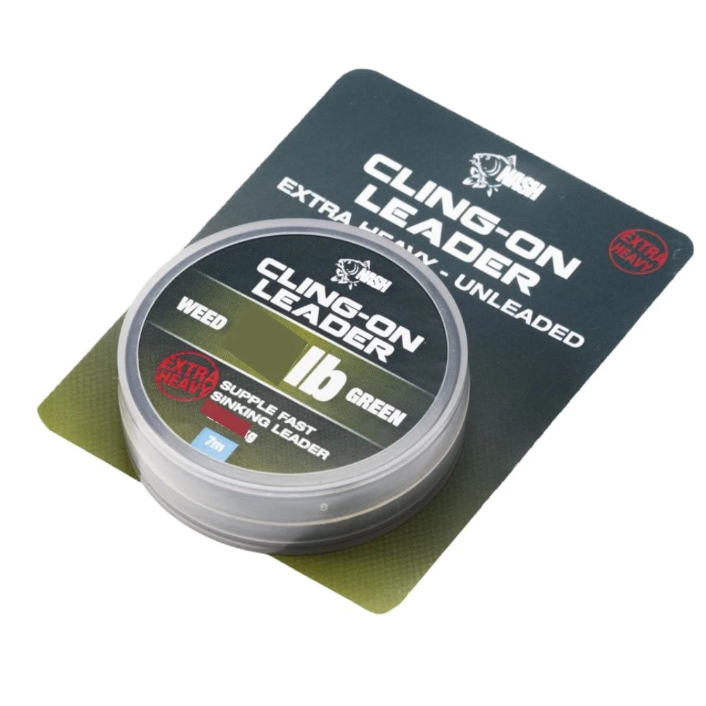 Nash Clingon Leader 40lb (Weed) 10m 1 Nash Clingon Leader 40lb (Weed) 10m