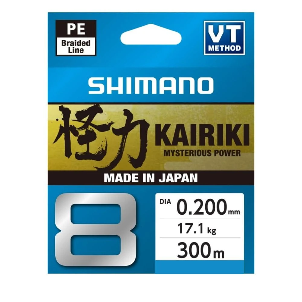 Shimano Kairiki 8-Braid Green 300 M 0,20 Mm 1 Shimano Kairiki 8-Braid Green 300 M 0,20 Mm