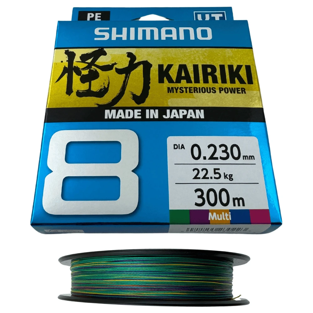 Shimano Kairiki 8-Braid 0,20mm 17,1kg 300m Multicolor 1 Shimano Kairiki 8-Braid 0,20mm 17,1kg 300m Multicolor