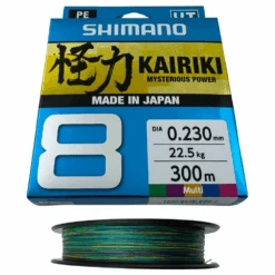 Shimano Kairiki 8-Braid 0,28mm 29,3kg 300m Multicolor