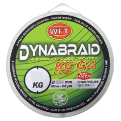 WFT Round Dynabraid G4 0,30 Mm 30 Kg 600m Chartreuse