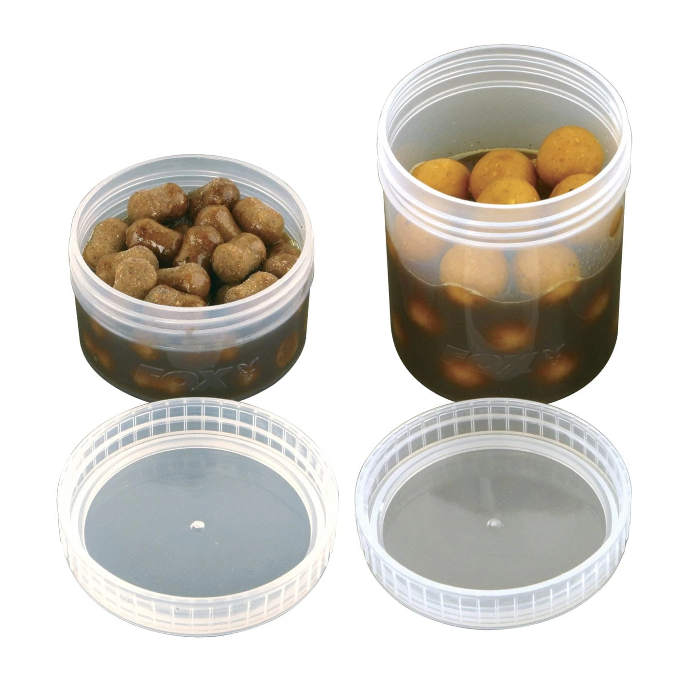 Fox Bait Tubes Clear Full Size 6 Stück 2 Fox Bait Tubes Clear Full Size 6 Stück – Bild 2