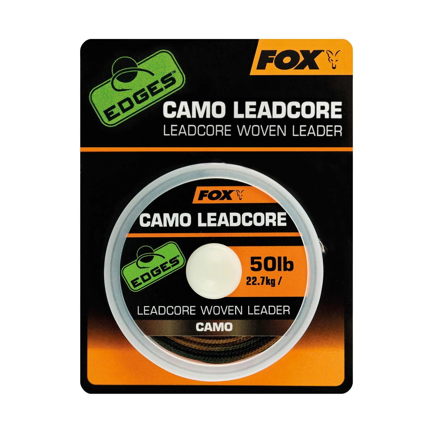 Fox Edges Camo Leadcore Woven Leader 50lb-25m 1 Fox Edges Camo Leadcore Woven Leader 50lb-25m
