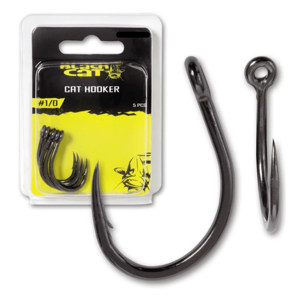 Black Cat Cat Hooker DG Größe 2/0 5 Stück 1 Black Cat Cat Hooker DG Größe 2/0 5 Stück