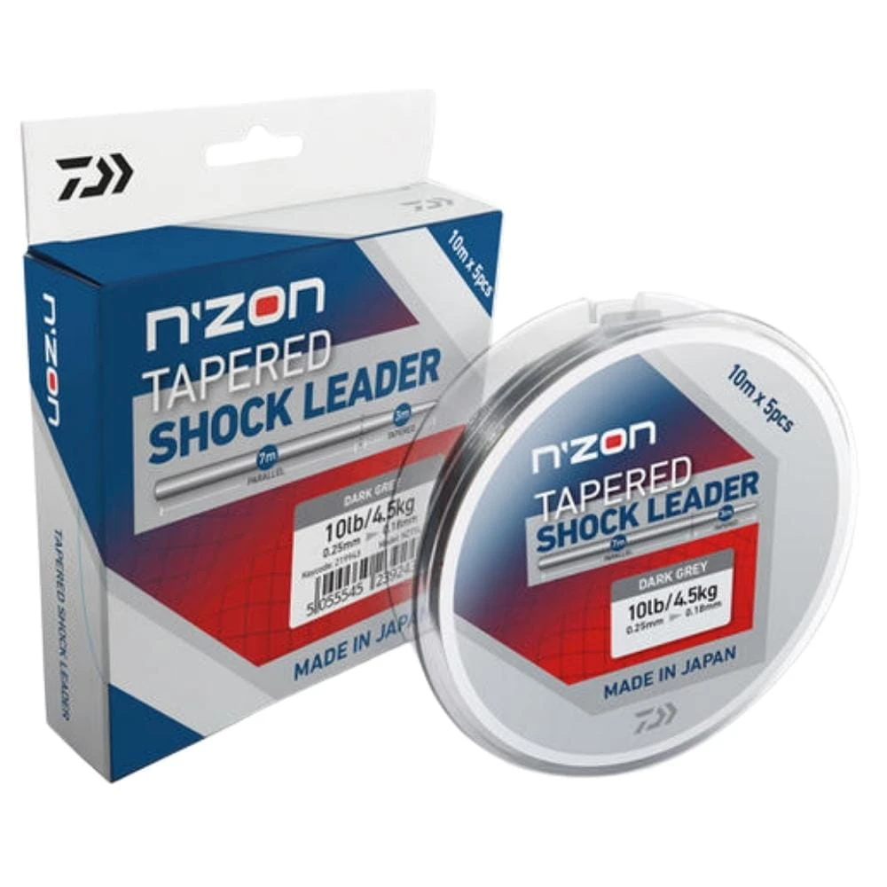 Daiwa N'ZON Tapered Shock Leader 0,26 - 0,35 Mm 1 Daiwa N'ZON Tapered Shock Leader 0,26 - 0,35 Mm