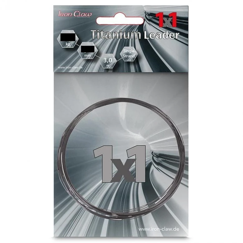 Iron Claw Titanium Leader 1X1 0,33 Mm 12 Kg 3 Meter 1 Iron Claw Titanium Leader 1X1 0,33 Mm 12 Kg 3 Meter