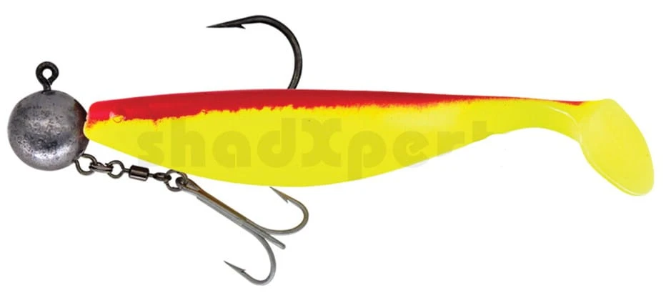 Relax Xtra-Soft 23 Cm (9") Fluogelb Rot Montiert HMEG 16/0 240g Mit Beihänger 1 Stück 1 Relax Xtra-Soft 23 Cm (9") Fluogelb Rot Montiert HMEG 16/0 240g Mit Beihänger 1 Stück