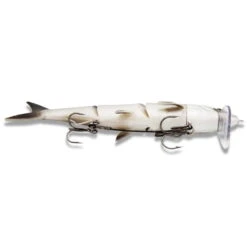 RenkyOne 18 Cm (7") 145g Slow Sinking White Fish 1 Stück -Professionelles Angelausrüstungsgeschäft renkyone hybrid fishing lure 7 ca 18 cm white fish 3
